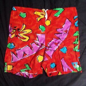 Vintage 90s Catchit Abstract Shorts